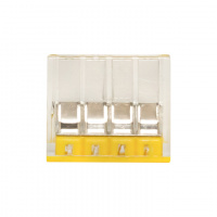 Клемма строительно-монтажная СМК 2273-244 PROxima с пастой 4 отверстия 0.5-2.5мм.кв. (100шт) EKF plc-smk-2273-244