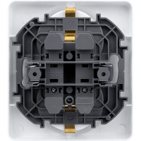Розетка 2 x 2К+З немецкий стандарт 16 А 250 В~ INSPIRIA белый Legrand/Daccord 673750