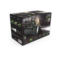 Фонарь прожекторный светодиодный LED 7 Вт 200 Лм модель GFL601 черный c Li-ion аккумулятором 3000 мАч Gauss GAUSS GF601