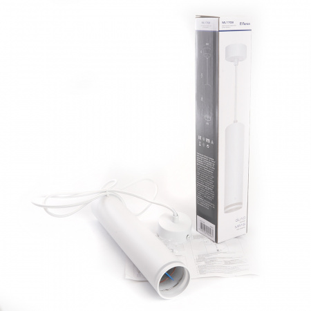 ML1708 48083 Светильник ДСО GU10 без лампы на подвесе белый FERON 