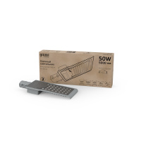 Светильник светодиодный уличный консольный LED ДКУ 50 Вт 5000 Лм 5000К IP65 190-250 В КСС Д 355х155х57 мм Avenue Gauss GAUSS 629536350