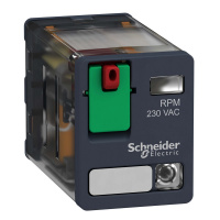 Реле 2CO светодиод 230В AC Schneider Electric RPM22P7