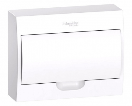 EZ9E112P2SRU Щит распределительный накладной белый City9       (ЩРн-П-12) дверь  белая на 12 модулей IP40 Systeme Electric 