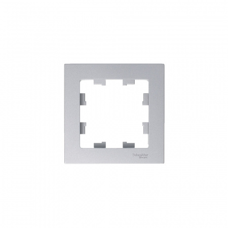 Рамка однопостовая ATLASDESIGN алюминий Systeme Electric ATN000301