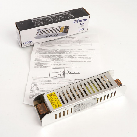 LB009 48008 Драйвер светодиодный LED 60w 12v FERON 