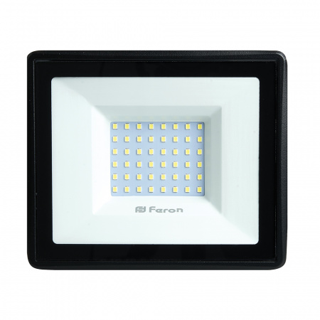 LL-931 41551 Прожектор светодиодный ДО-70w 6400К 6300Лм IP65 черный FERON 