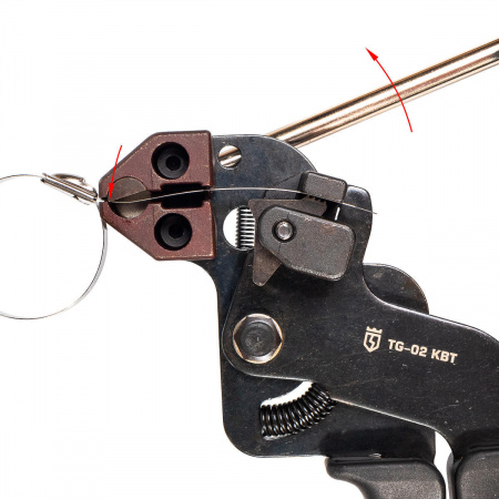 Инструмент для монтажа стальных стяжек TG-02 серия ПРОФИ КВТ 55961