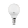 Лампа светодиодная LED 6 Вт 450 лм 4100К AC180-240В E14 шар P45 нейтральный  Elementary Gauss GAUSS 53126