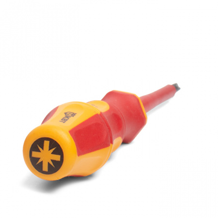Отвертка диэлектрическая PZ-FL1х80 серия ПРОФИ КВТ 79778
