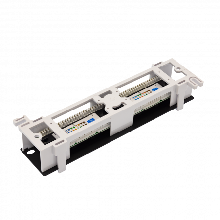 10-0407 Патч-панель настенная 12 портов RJ-45. UTP. Cat.5e SUPRLAN 