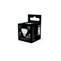 Лампа светодиодная LED 7 Вт 630 лм 4100К AC150-265В GU5.3 софит MR16 нейтральный  Black Gauss GAUSS 101505207