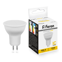 Лампа светодиодная LED 13вт 230в G5.3 теплый FERON LB-960 38188