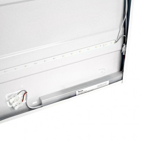 Светильник светодиодный ДВО-36w 595х595х19 6500К 3100Лм рассеиватель с 3D эффектом IP40 FERON AL2125 48520