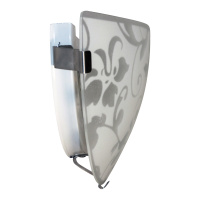 Светильник НББ-21-60 М19 Эрика 300/2 матовый белый /клипсы штамп металлик индивидуальная упаковка Элетех 1005205672