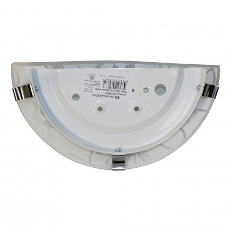 Светильник НББ-21-60 М19 Эрика 300/2 матовый белый /клипсы штамп металлик индивидуальная упаковка Элетех 1005205672