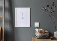 VALENA Выключатель двухклавишный в рамку белый Legrand/Daccord 774405