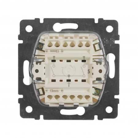 VALENA Выключатель двухклавишный в рамку белый Legrand/Daccord 774405