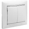 VALENA Выключатель двухклавишный в рамку белый Legrand/Daccord 774405