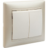 VALENA Выключатель двухклавишный в рамку белый Legrand/Daccord 774405