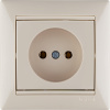 VALENA Розетка без заземления без шторок в рамку слоновая кость Legrand/Daccord 774316