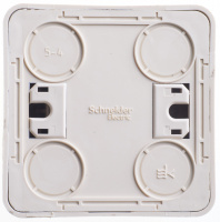 ЭТЮД Выключатель двухклавишный наружный бежевый сх.5 Systeme Electric BA10-002K