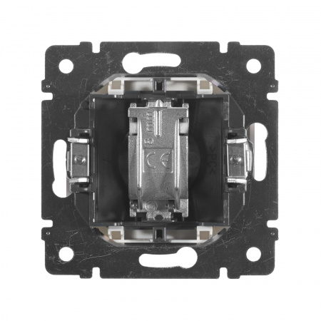 VALENA Розетка телевизионная ТV звезда в рамку 2400мГц 1.5дБ алюминий Legrand/Daccord 770129