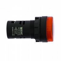 Лампа AD16-22HS LED матрица 22мм красный EKF ledm-ad16-r