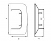 01007 Ввод в стену 110х50 IN-Liner Front DKC 
