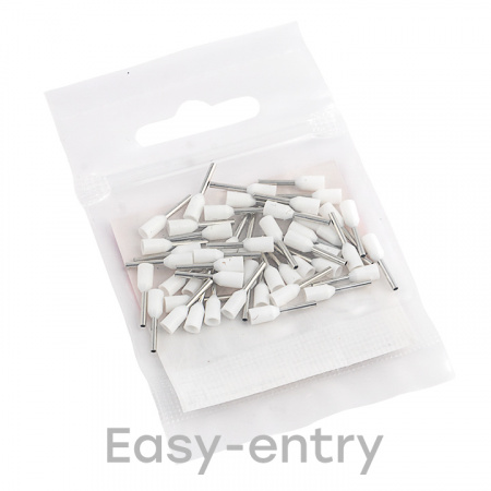 Наконечник НШвИ 0.5-8 белый (1уп - 50шт) EKF nhvi-0.5-8