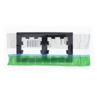 Рамка двухпостовая ATLASDESIGN универсальная карбон Systeme Electric ATN001002