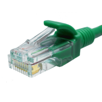 Патч-корд U/UTP Cat.5e 4х2х26AWG (7х0.16mm) Cu PVC зеленый 2м SUPRLAN 10-0118
