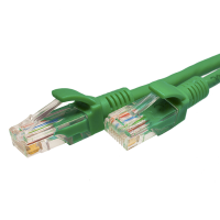 Патч-корд U/UTP Cat.5e 4х2х26AWG (7х0.16mm) Cu PVC зеленый 2м SUPRLAN 10-0118