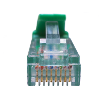 Патч-корд U/UTP Cat.5e 4х2х26AWG (7х0.16mm) Cu PVC зеленый 2м SUPRLAN 10-0118