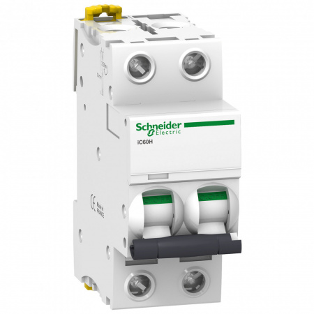 Выключатель автоматический двухполюсный 4A B iC60H Schneider Electric A9F83204