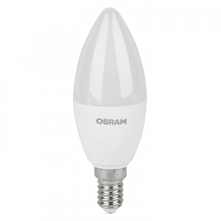 Лампа светодиодная LED 7 Вт E14 3000К 560Лм свеча 220 В (замена 60Вт) OSRAM LEDVANCE 4058075578883
