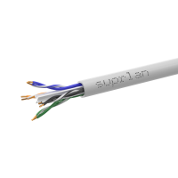 Витая пара UTP 4 пары AWG 23 Cat.6 внутренняя Cu  Six (UTP 6 4х2х0.54 6 In/Cu) PVC In. 305м SUPRLAN 01-0316-1