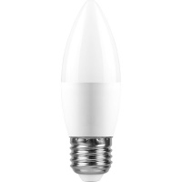 Лампа светодиодная LED 13вт E27 теплый матовая свеча FERON LB-970 38110