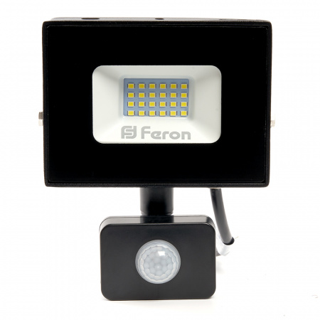 Прожектор светодиодный ДО-30w с ИК датчиком 6400K 2850Лм IP44 FERON LL-907 29557