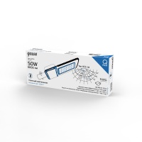 Светильник светодиодный уличный консольный LED ДКУ 50 Вт 6000 Лм 5000К IP65 120-260 В КСС Ш 370х145х45 мм Qplus GAUSS 629535350
