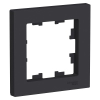 Рамка однопостовая ATLASDESIGN карбон Systeme Electric ATN001001