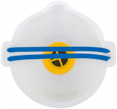 12317 Полумаска фильтрующая, FFP1, полипропиленовая, 3-х слойная с клапаном РОС 