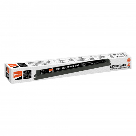 3329266A Драйвер LED, 40Вт, 12В IP67 JazzWay 