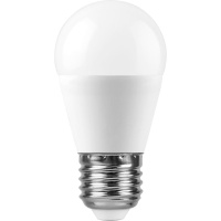 Лампа светодиодная LED 13вт Е27 теплый матовый шар FERON LB-950 38104