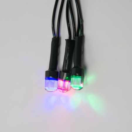 Гирлянда светодиодная с контроллером Кристал-1 8м 100 светодиодов разноцветный свет провод зеленый ULD-S0800-100/DGA MULTI IP20 CRYSTAL-1 Uniel UL-00005472