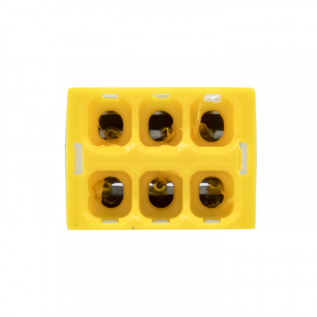 Клемма строительно-монтажная СМК 2273-246 PROxima с пастой 6 отверстий 0.5-2.5мм.кв. (50шт) EKF plc-smk-2273-246