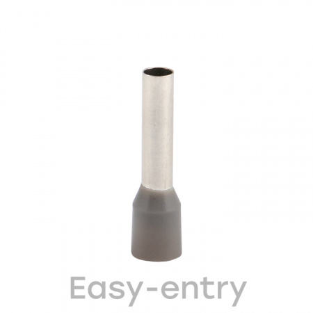 Наконечник штыревой втулочный изолированный НШвИ 4.0-12 (50шт) EKF nhvi-4.0-12