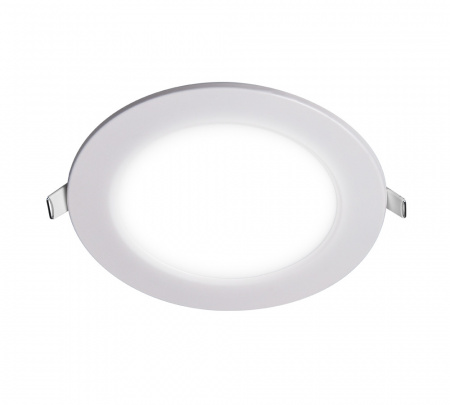 5008502A Светильник светодиодный ДВО-9w 4000K 600 Лм IP40 WH d145мм встраиваемый круг JazzWay 