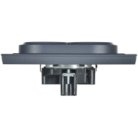 BRITE Розетка двойная с заземлением без защитных шторок 16А в сборе РС12-3-БрМ маренго IEK BR-R21-16-K35-F