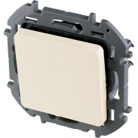 Переключатель без фиксации (кнопка) с Н.О./Н.З. контактом INSPIRIA 6 A 250 В~ слоновая кость Legrand/Daccord 673691