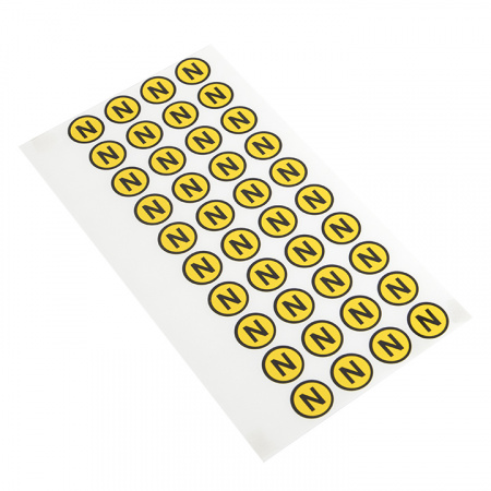 an-2-07 Наклейка N круглая d=20мм EKF 